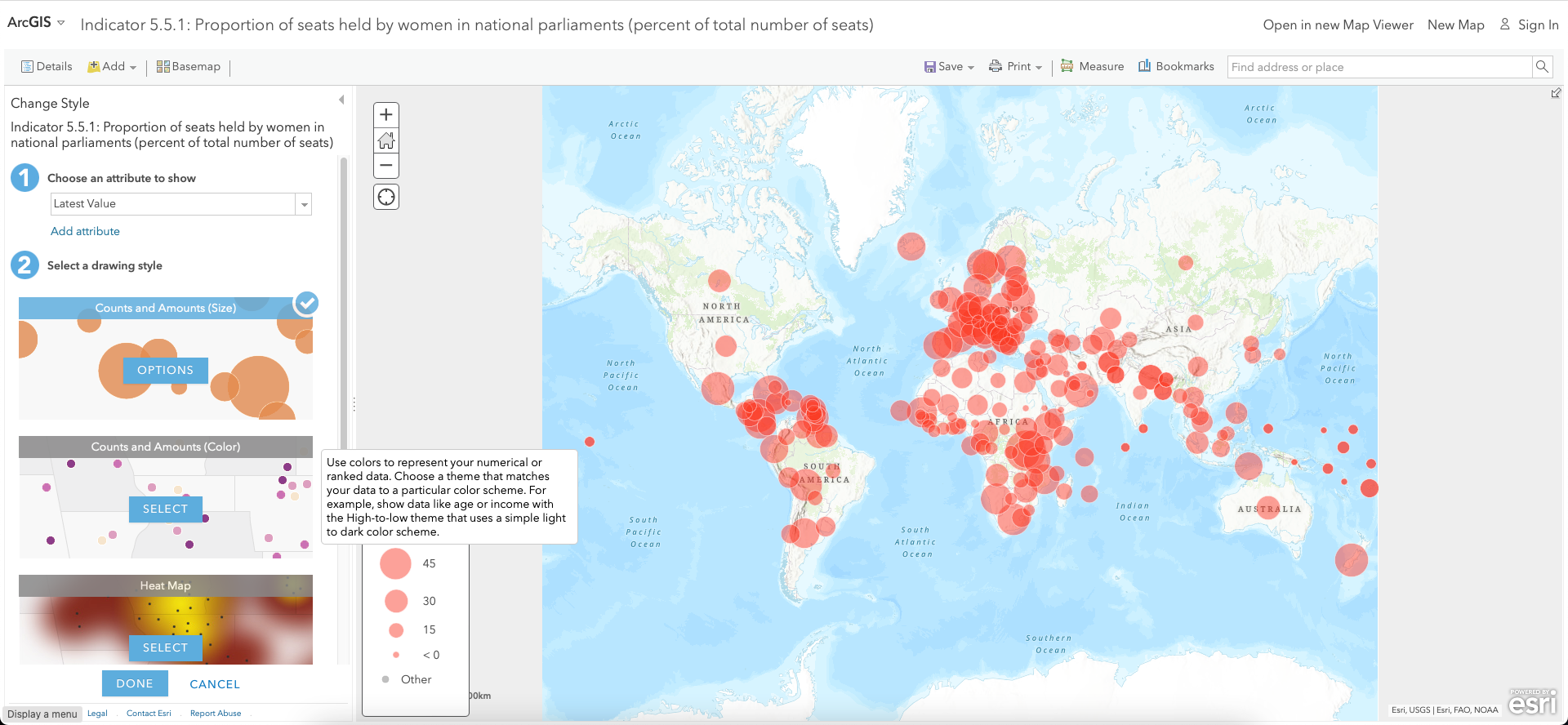 Tutorial – How to create a top 10 countdown in ArcGIS Online