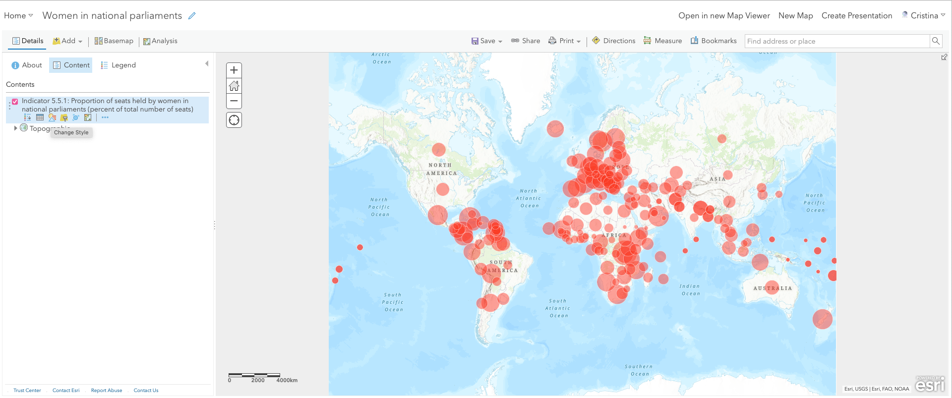 Tutorial – How to create a top 10 countdown in ArcGIS Online