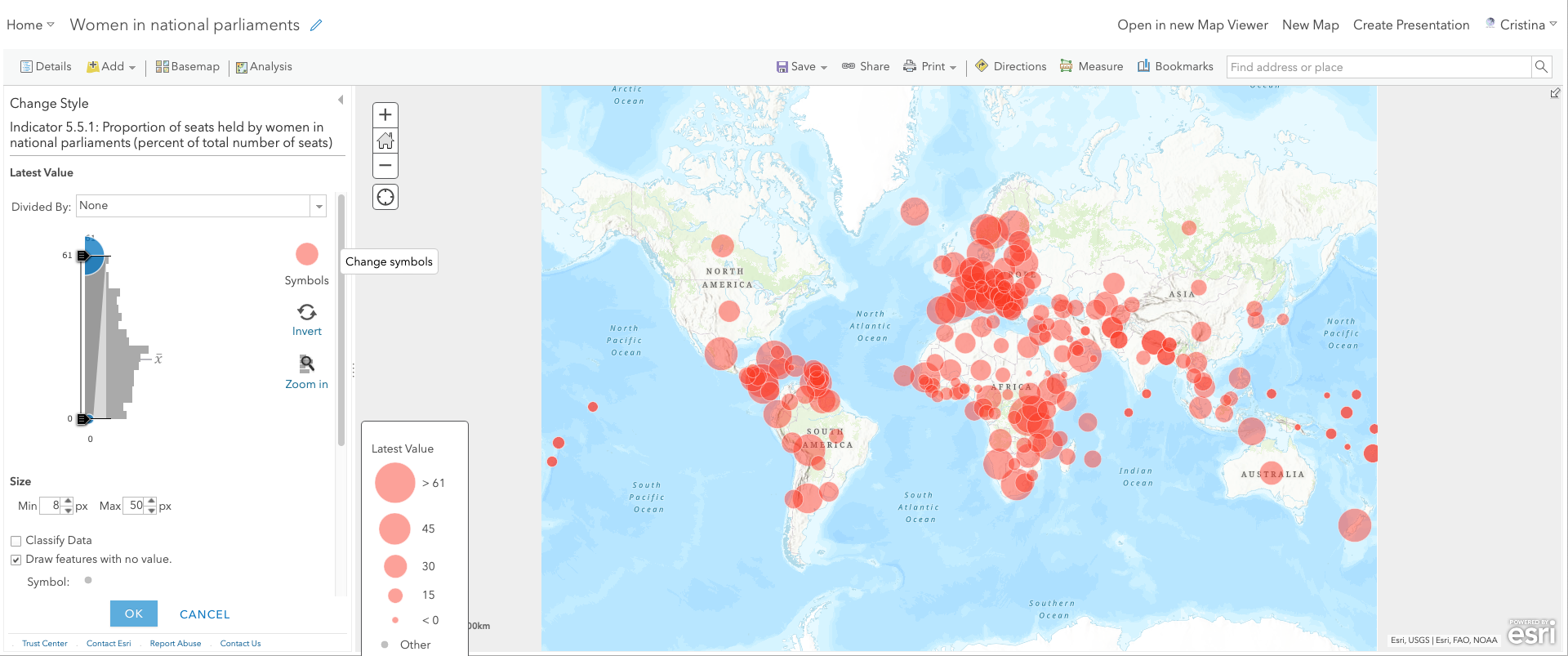 Tutorial – How to create a top 10 countdown in ArcGIS Online