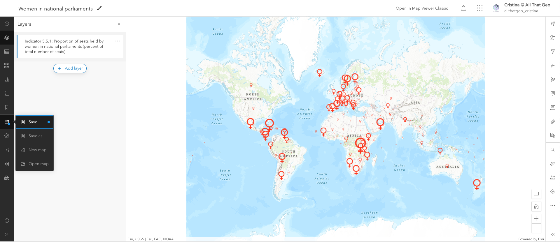 Tutorial – How to create a top 10 countdown in ArcGIS Online