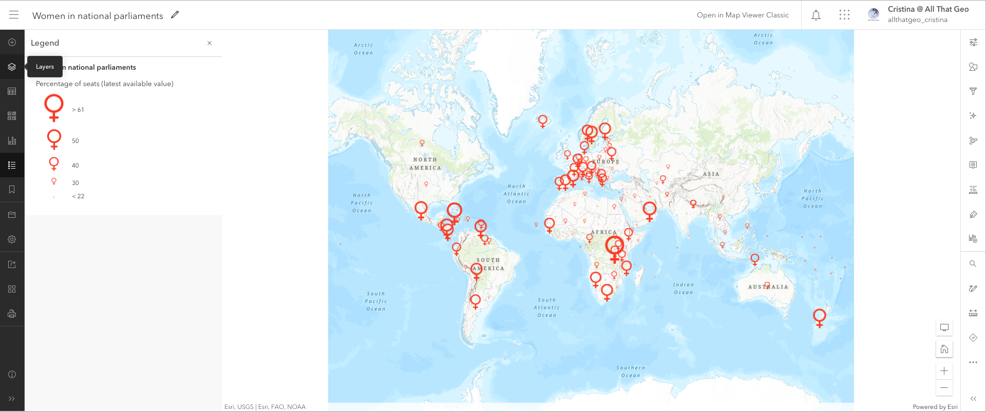 Tutorial – How to create a top 10 countdown in ArcGIS Online