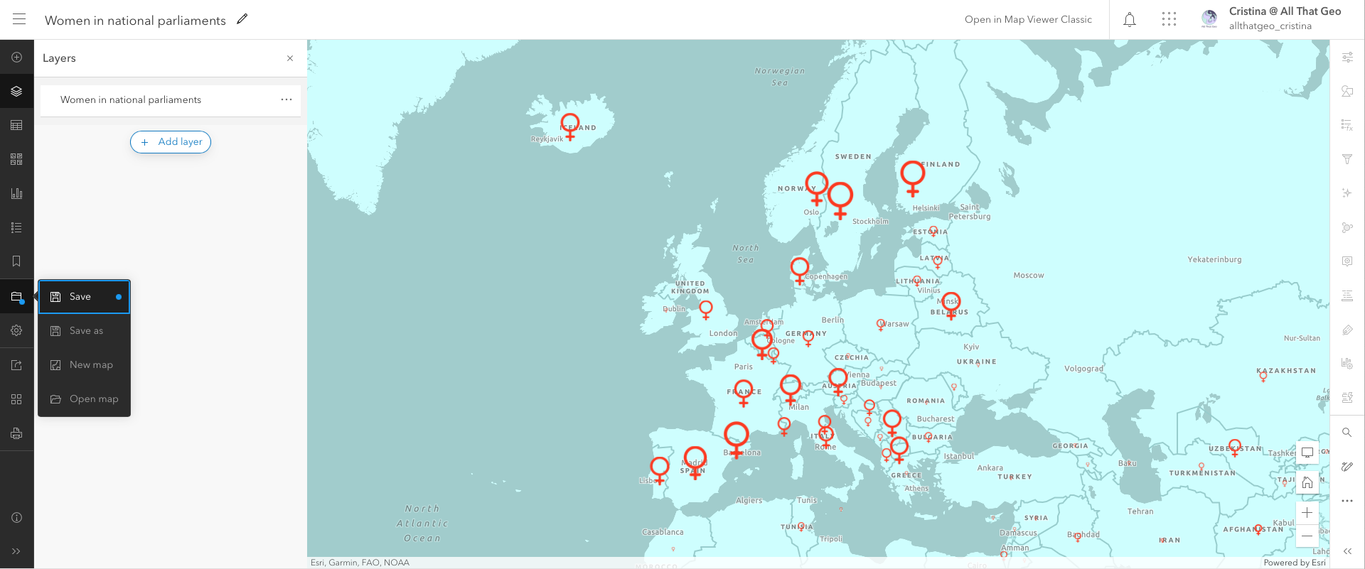 Tutorial – How to create a top 10 countdown in ArcGIS Online