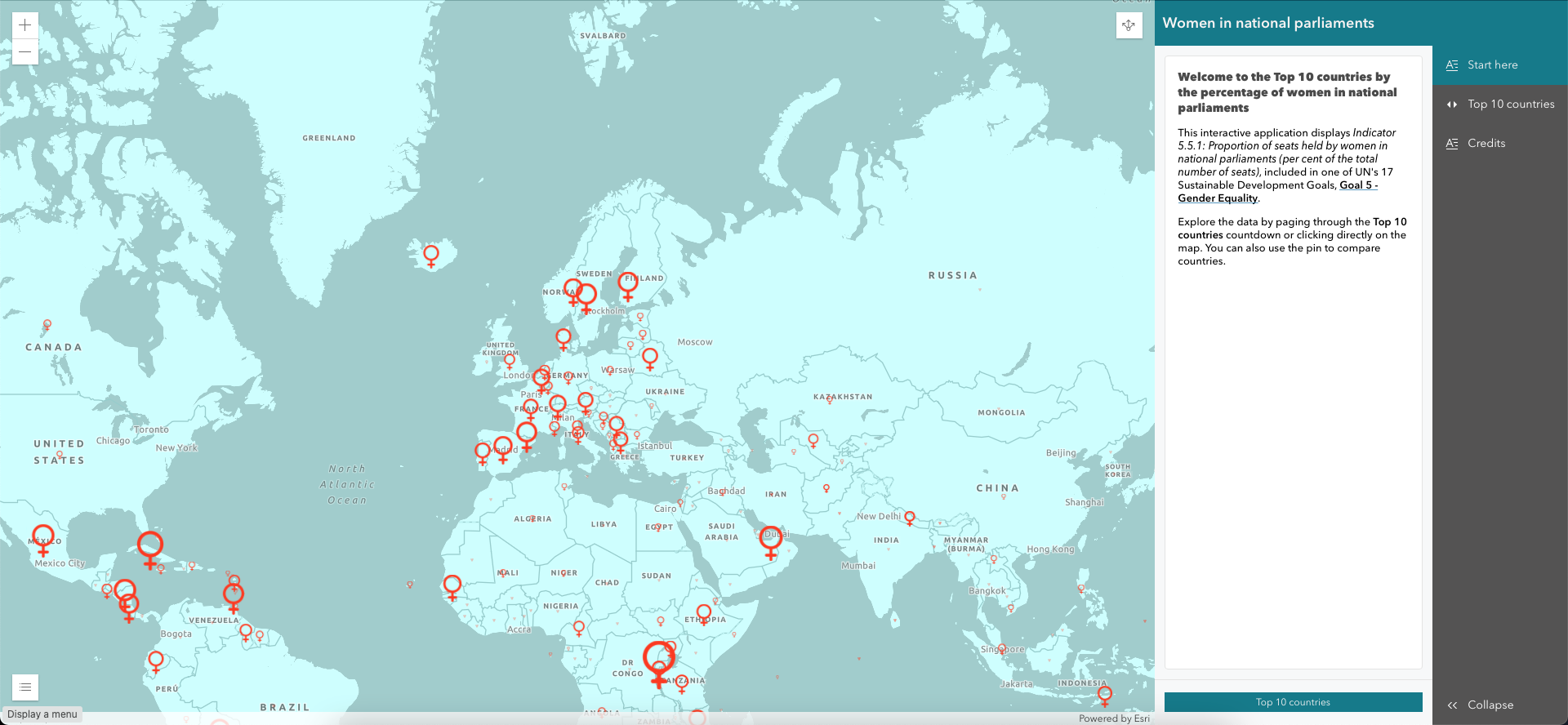 Tutorial – How to create a top 10 countdown in ArcGIS Online