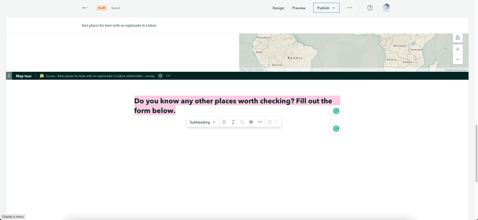 Tutorial – How to crowdsource data and use it to create a digital map tour