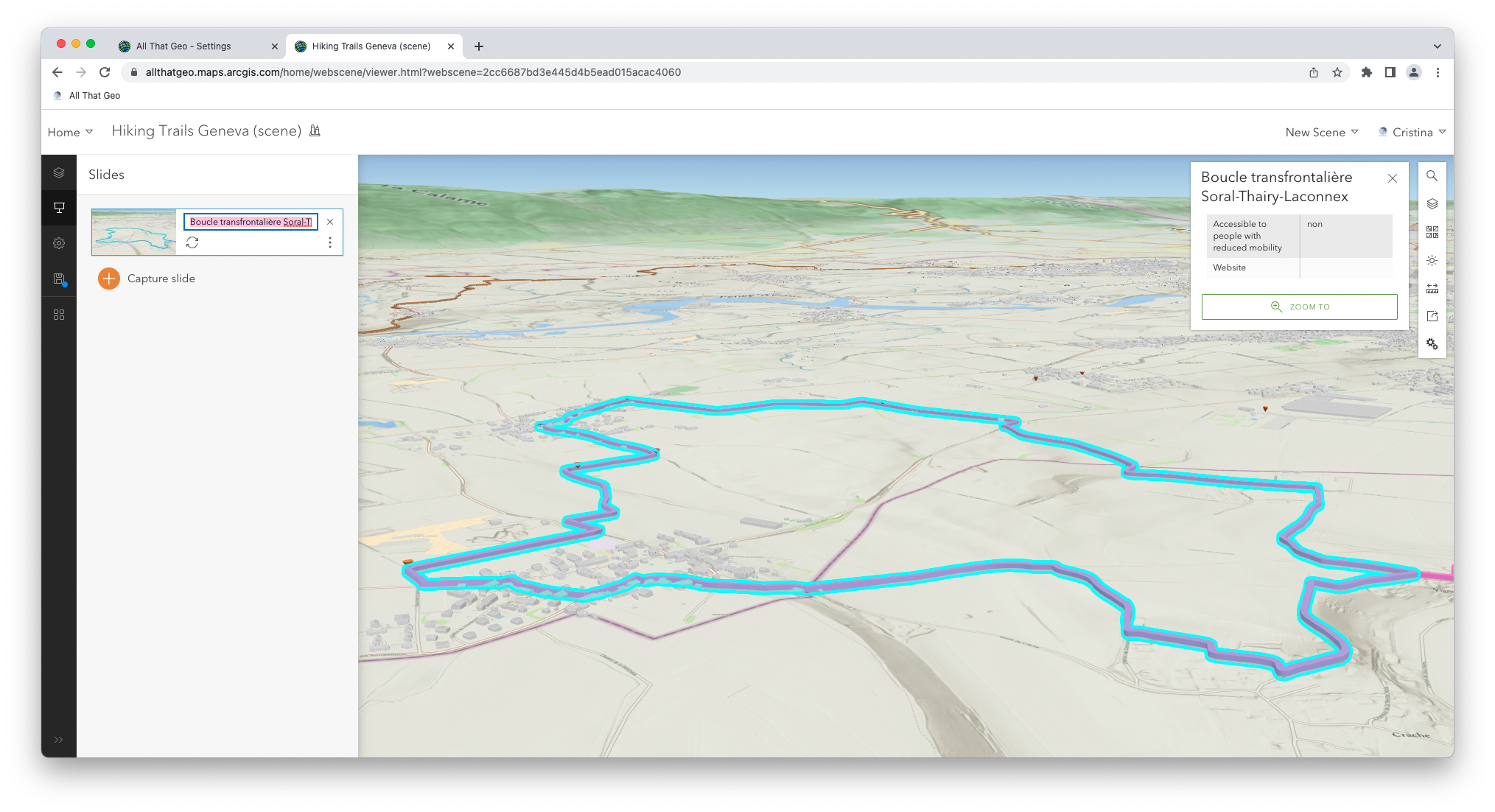 Tutorial – How to build a 3D hiking app