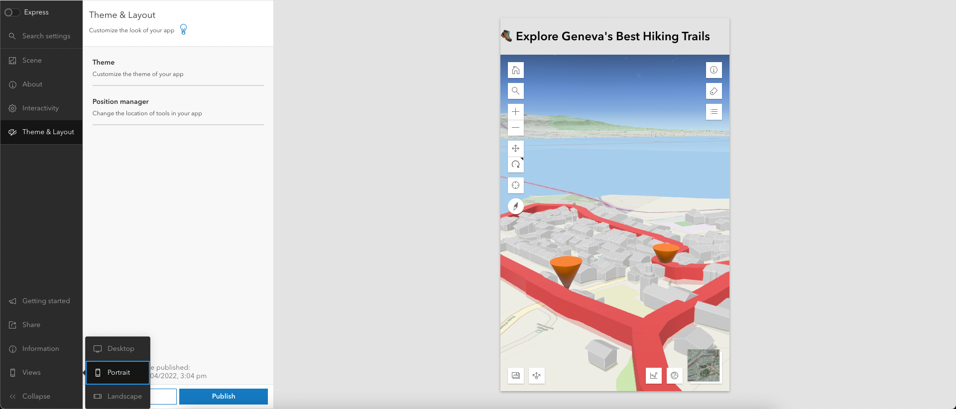 Tutorial – How to build a 3D hiking app