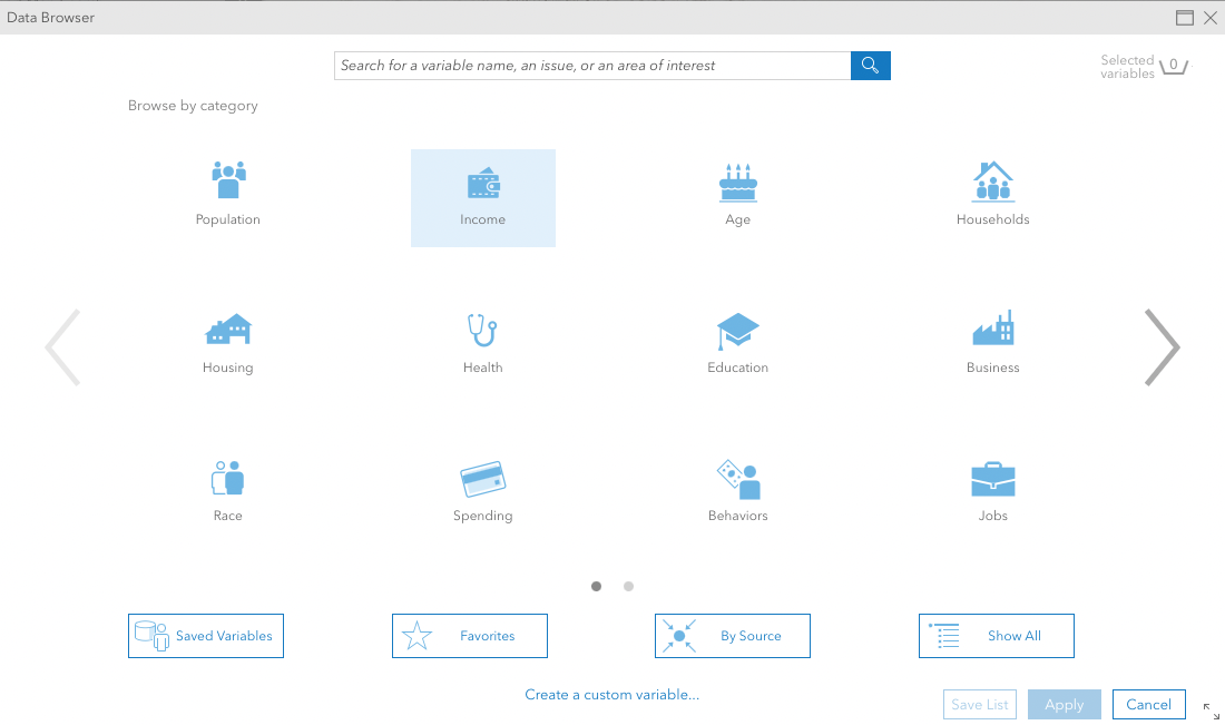 Tutorial – How to find areas that match a set of demographic variables and produce infographics