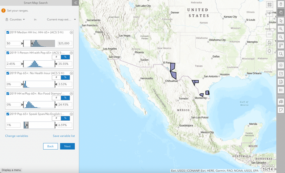 Tutorial β How to find areas that match a set of demographic variables and produce infographics